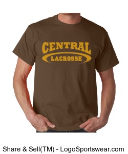 Central Lacrosse Tee Design Zoom